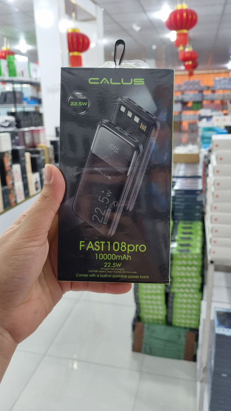 پاوربانک 22.5 وات کالوس مدل fast108 pro ظرفیت 10000 میلیآمپرساعت